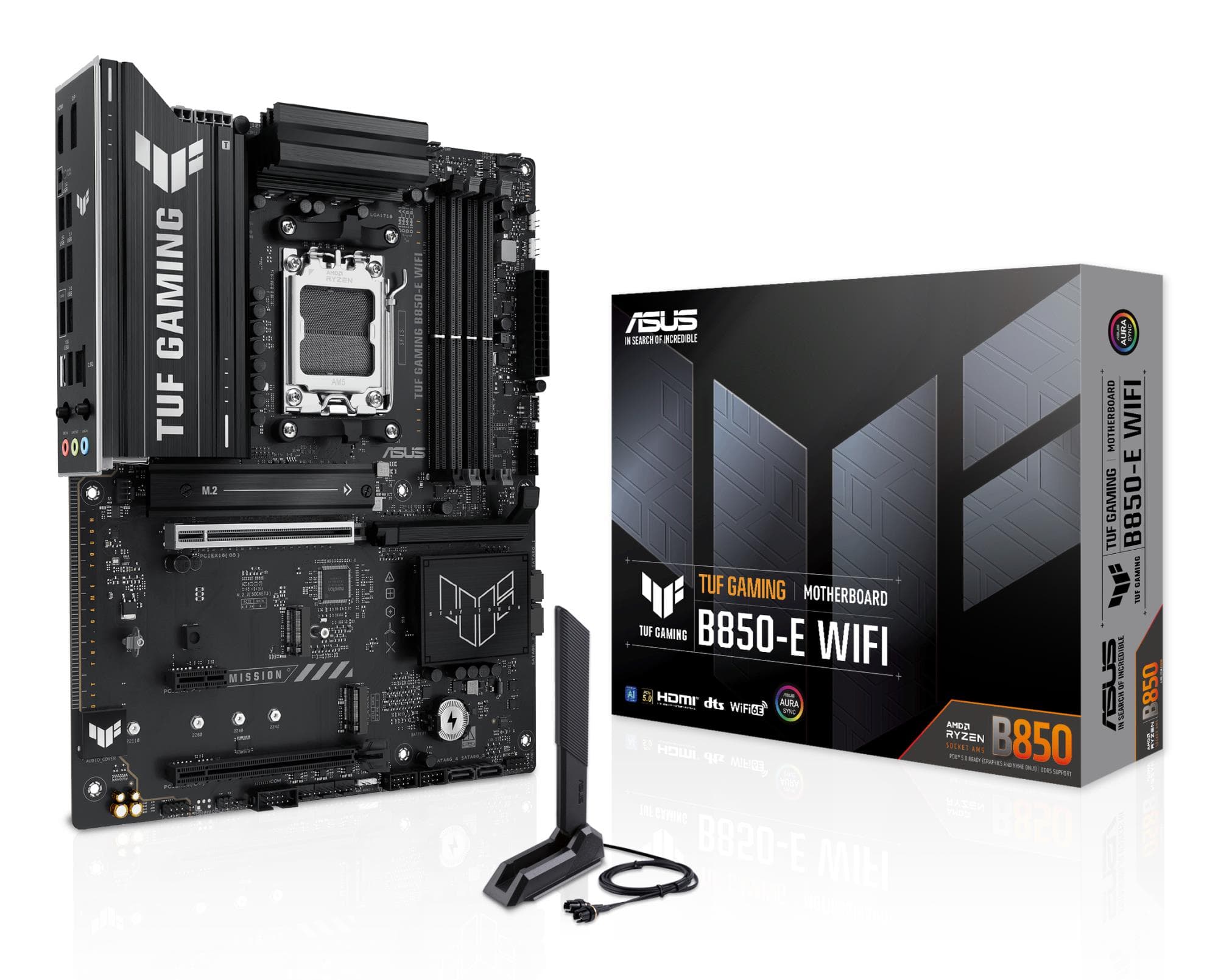 ASUS TUF Gaming B850-E WiFi AM5 – soodne kiipis