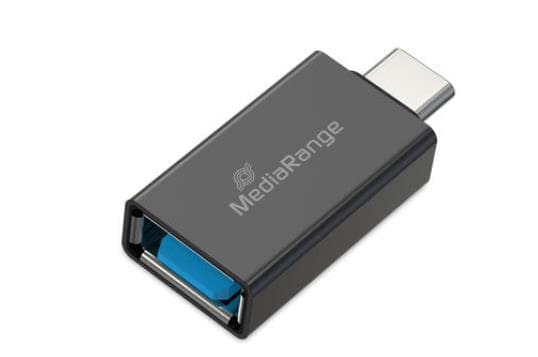 USB-adapter MediaRange MRCS216, USB-C pistik – USB-A pesa, 10 Gbit/s