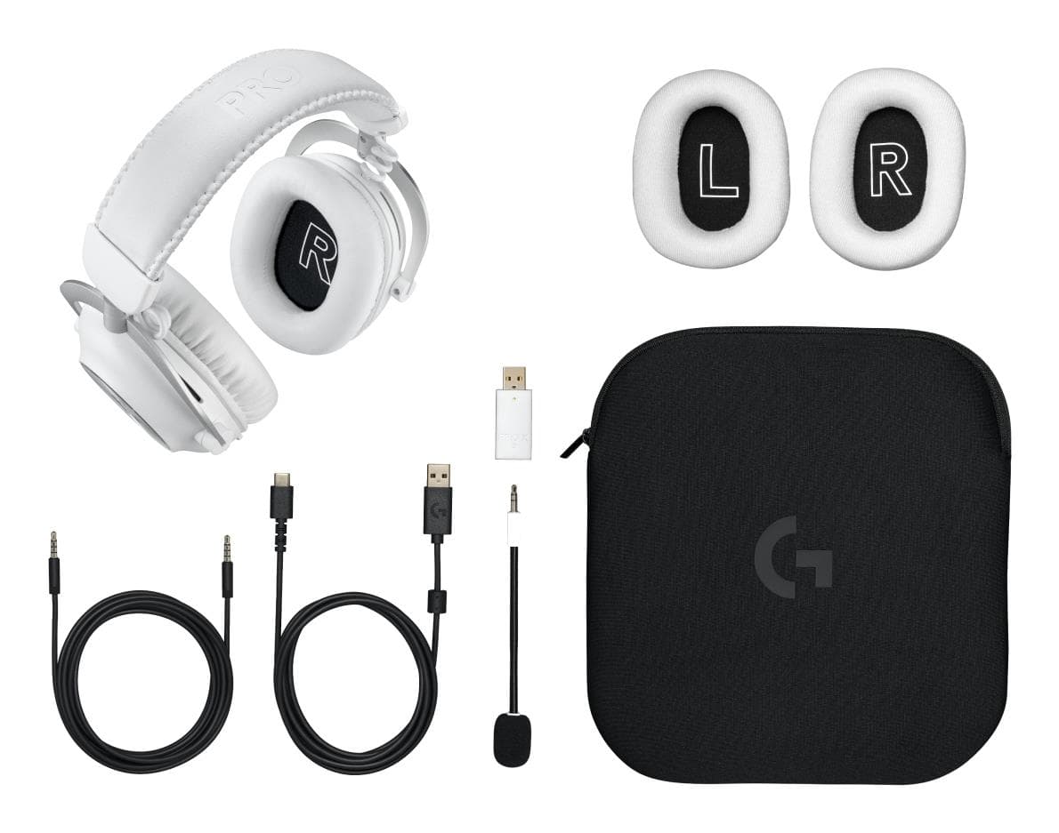 Logitech G PRO X 2 Gaming Headset White Wireless