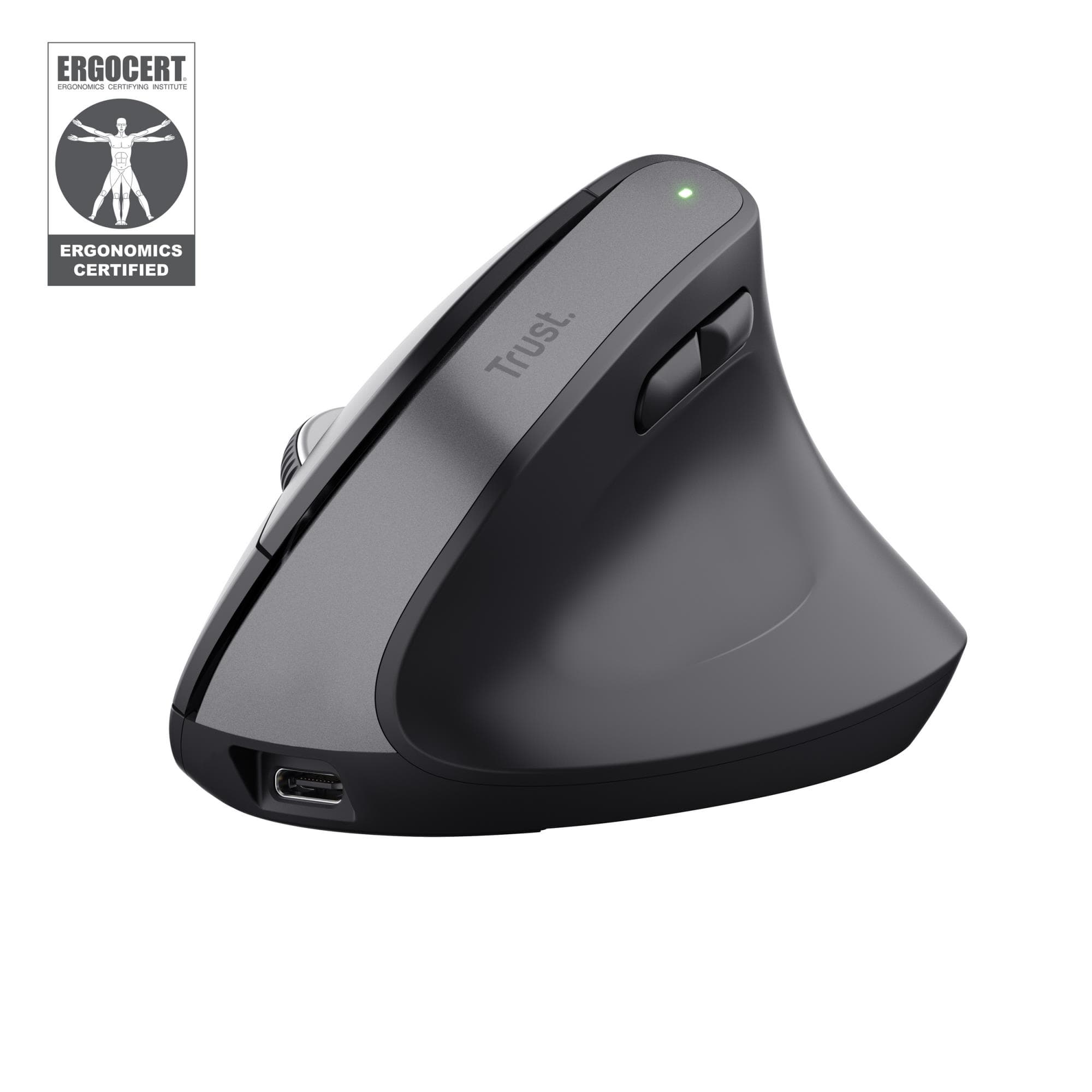 TRUST Bayo+ Ergonomic Wireless Mouse Black – Best Deal