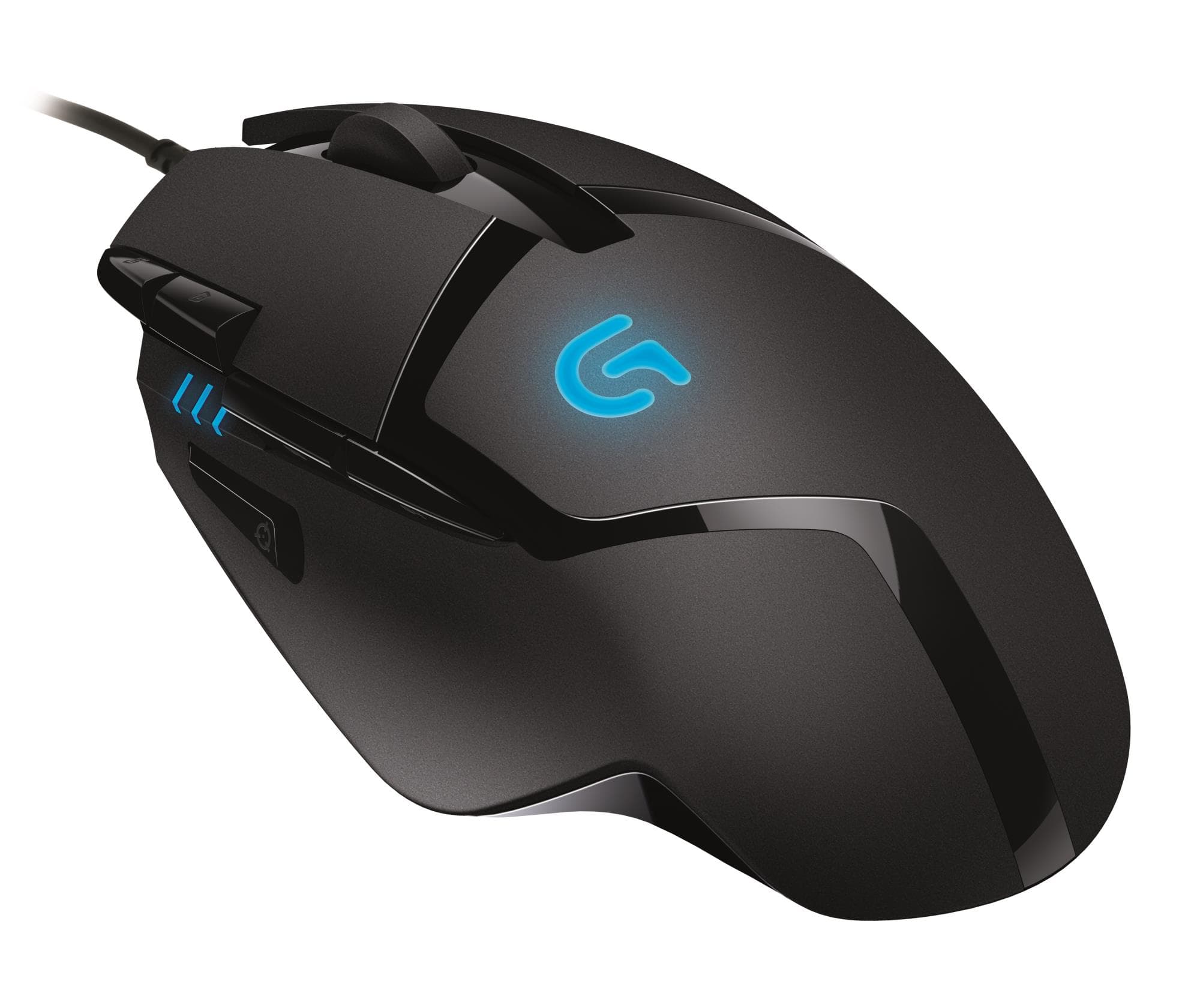 Игровая мышь Logitech G402 Hyperion Fury, проводная, 4000 DPI, чёрная