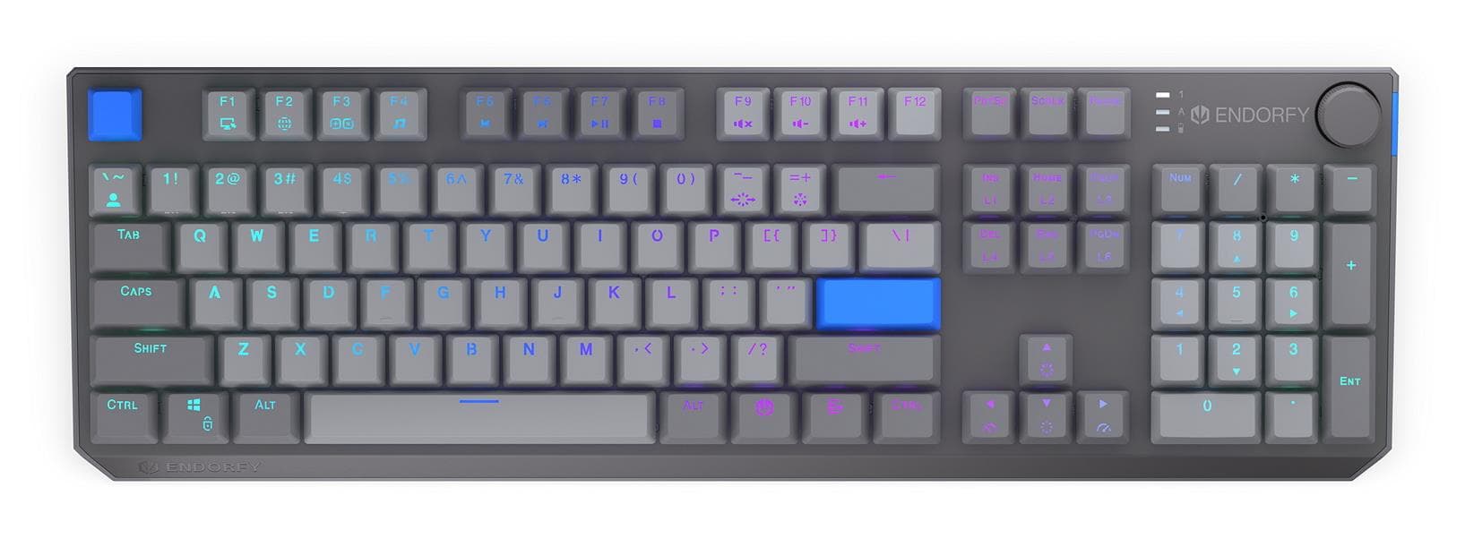 Endorfy Thock V2 Mechanical Keyboard Grey RGB Wireless