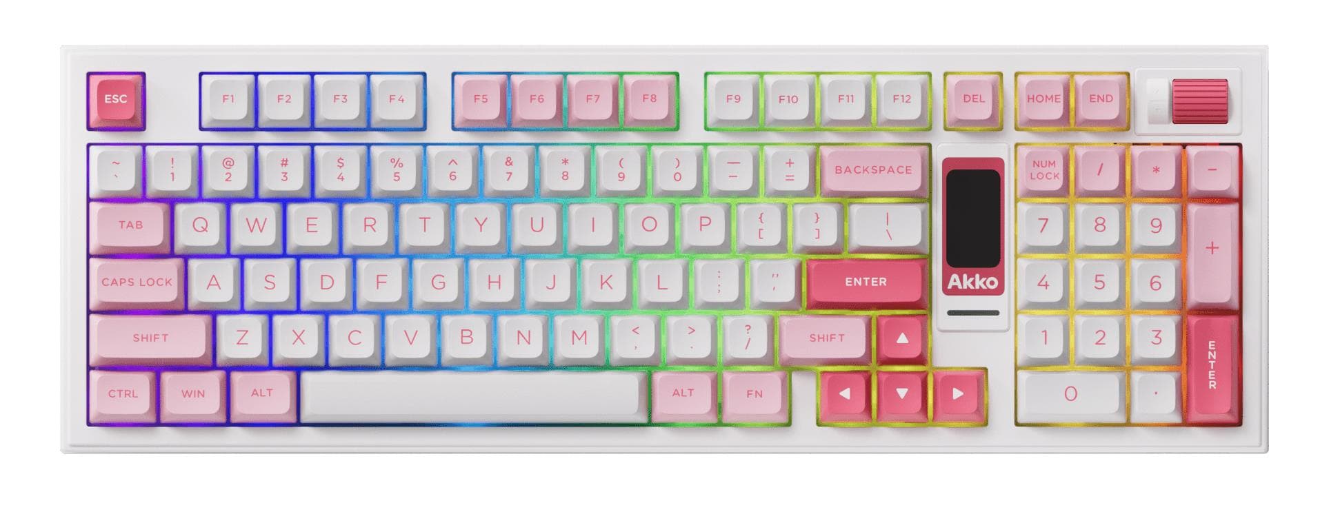AKKO WRL 5098B Mechanical Keyboard White RGB Wireless
