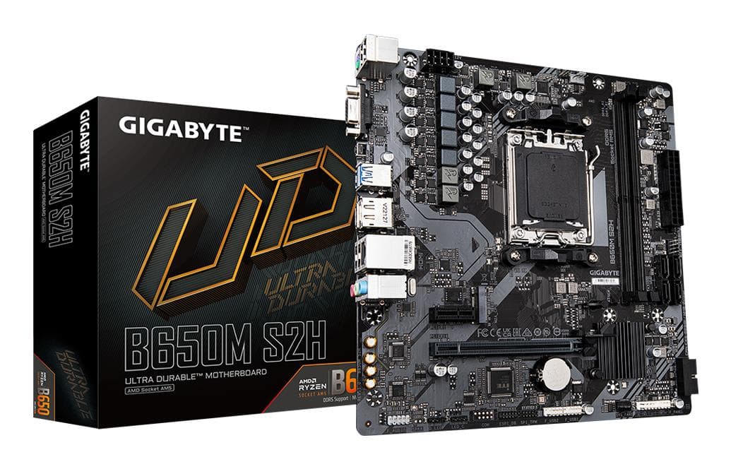 GIGABYTE B650M S2H micro ATX AM5 emaplaat