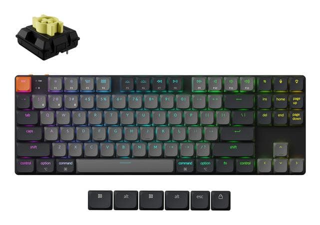 Keychron K1 80% Mechanical RGB Keyboard Grey Best Price