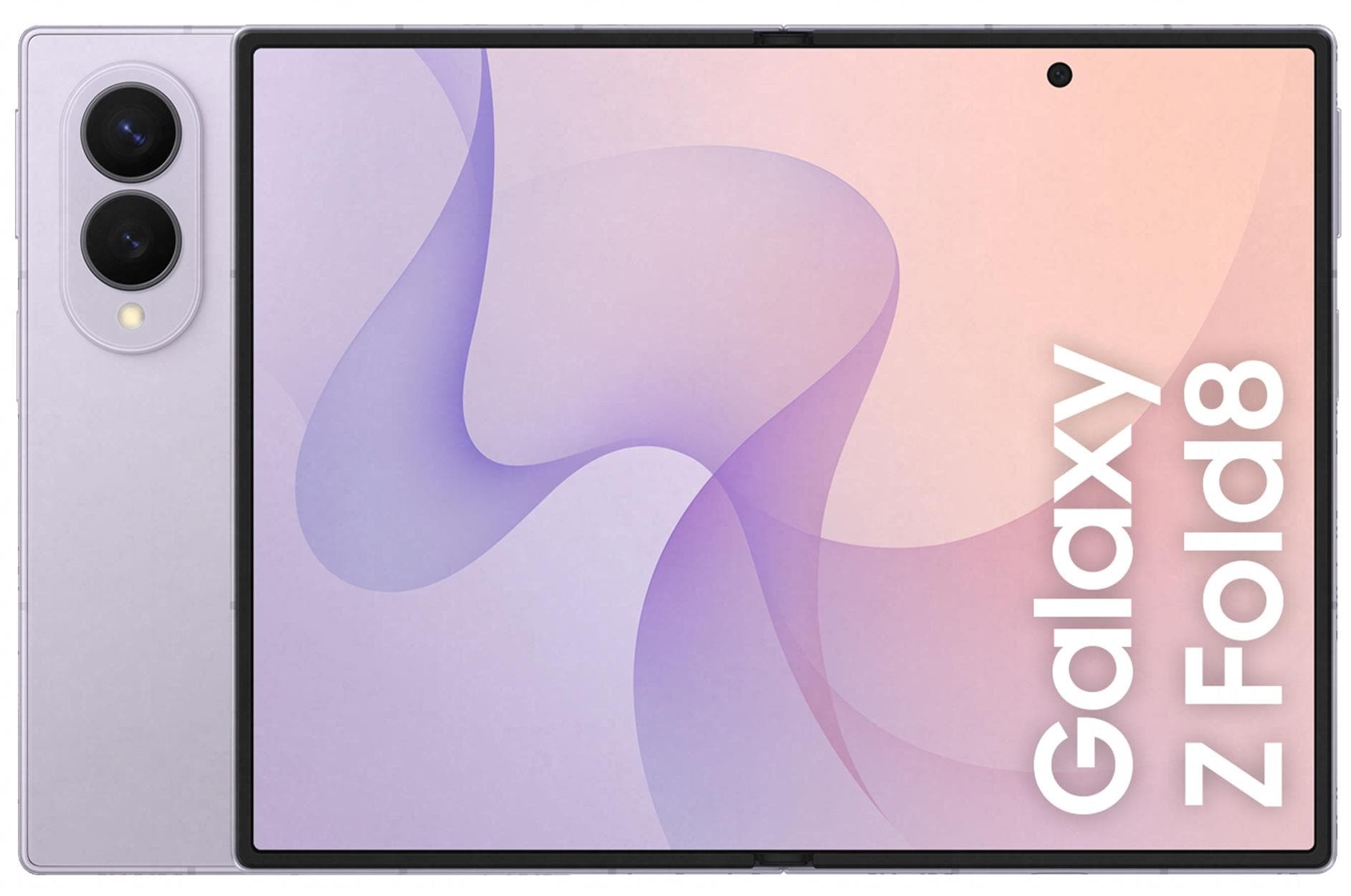Samsung Galaxy Z Fold8 foldable smartphone, 256 GB, lavender, SM-F971BLVBEUE