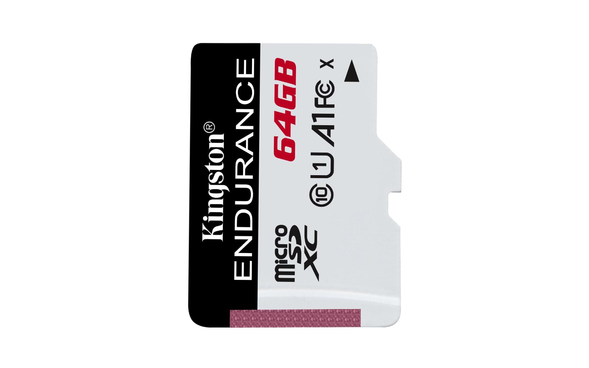 MicroSD-mälukaart Kingston High Endurance, 64 GB, pidevaks salvestuseks