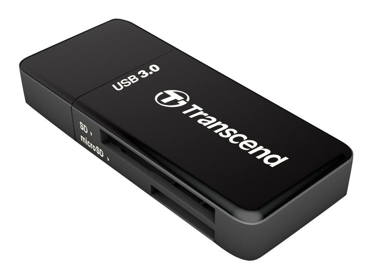 Transcend RDF5K USB 3.1 Card Reader Black – Fast SD/microSD
