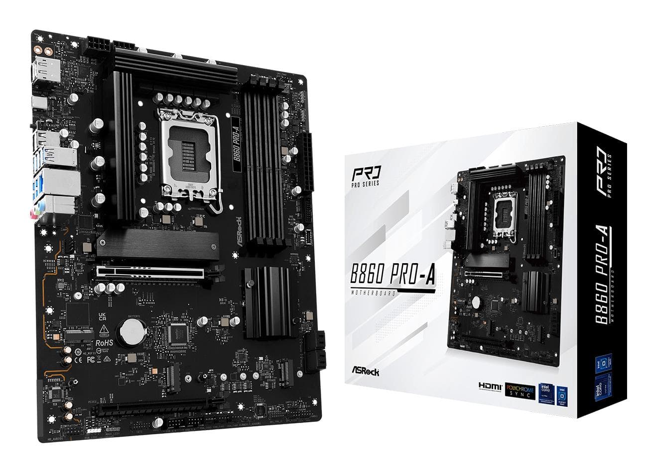 Emaplaat ASRock B860 Pro-A, LGA 1851, ATX, DDR5