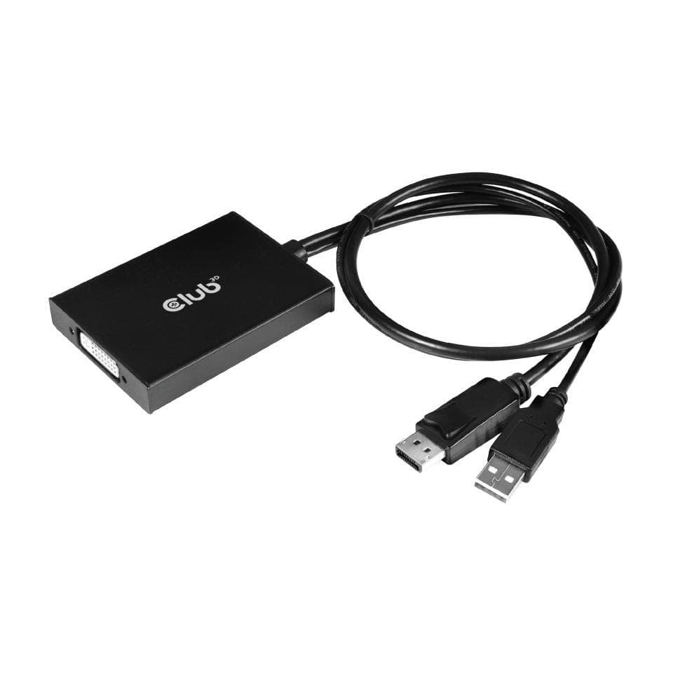 Активный переходник Club 3D DisplayPort → DVI-D Dual Link, CAC-1010, HDCP