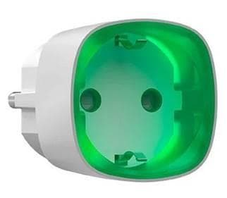 AJAX 38209 Wireless Smart Plug with Energy Monitor, White