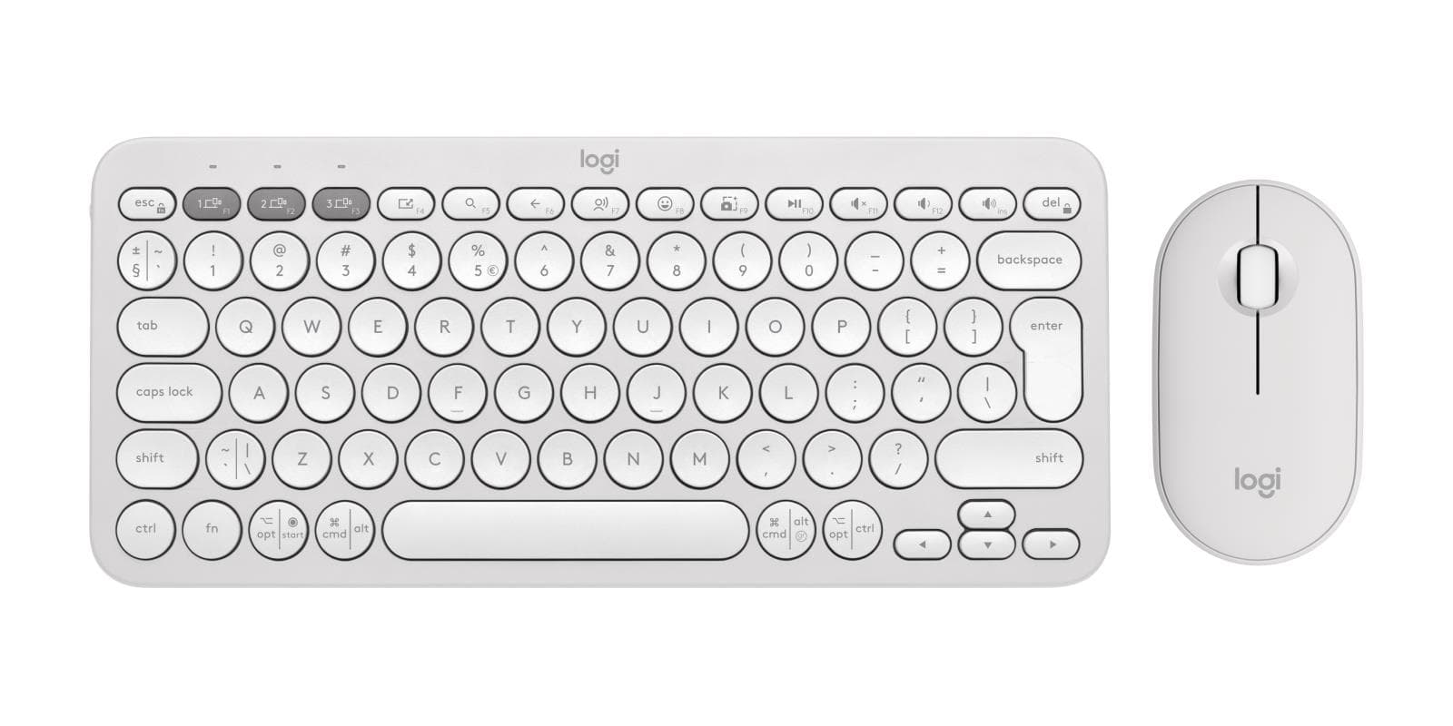 Logitech Pebble 2 White Wireless Keyboard Mouse Combo Deal
