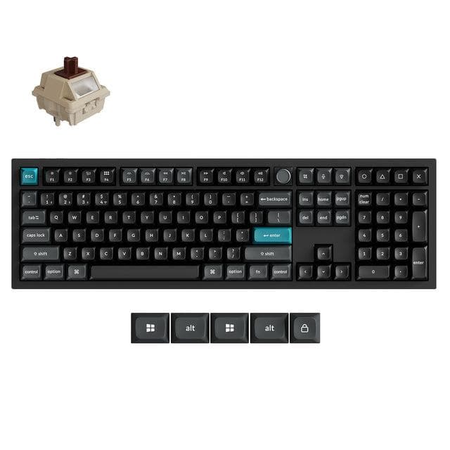 Keychron Q6 Ultra Mechanical Keyboard Black – Full-Size Wireless