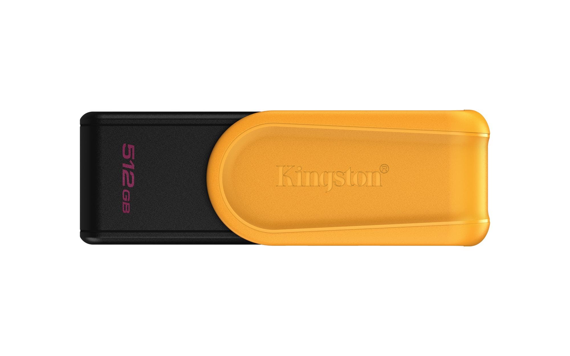 Mälupulk Kingston DataTraveler Exodia S 512 GB, USB 3.2 Gen 1, must-kollane