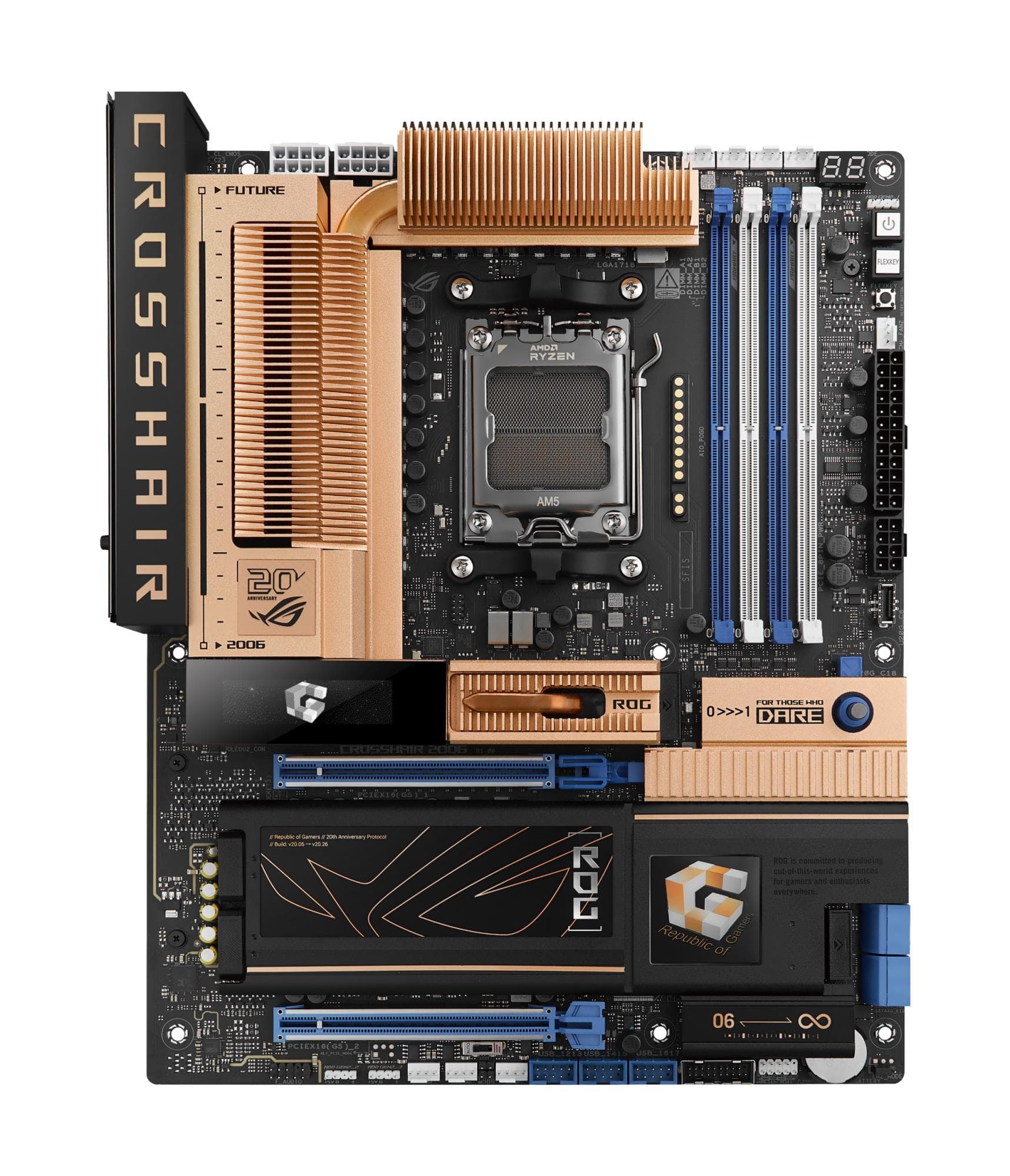 Emaplaat ASUS ROG Crosshair 2006, AM5, ATX, Wi-Fi 7
