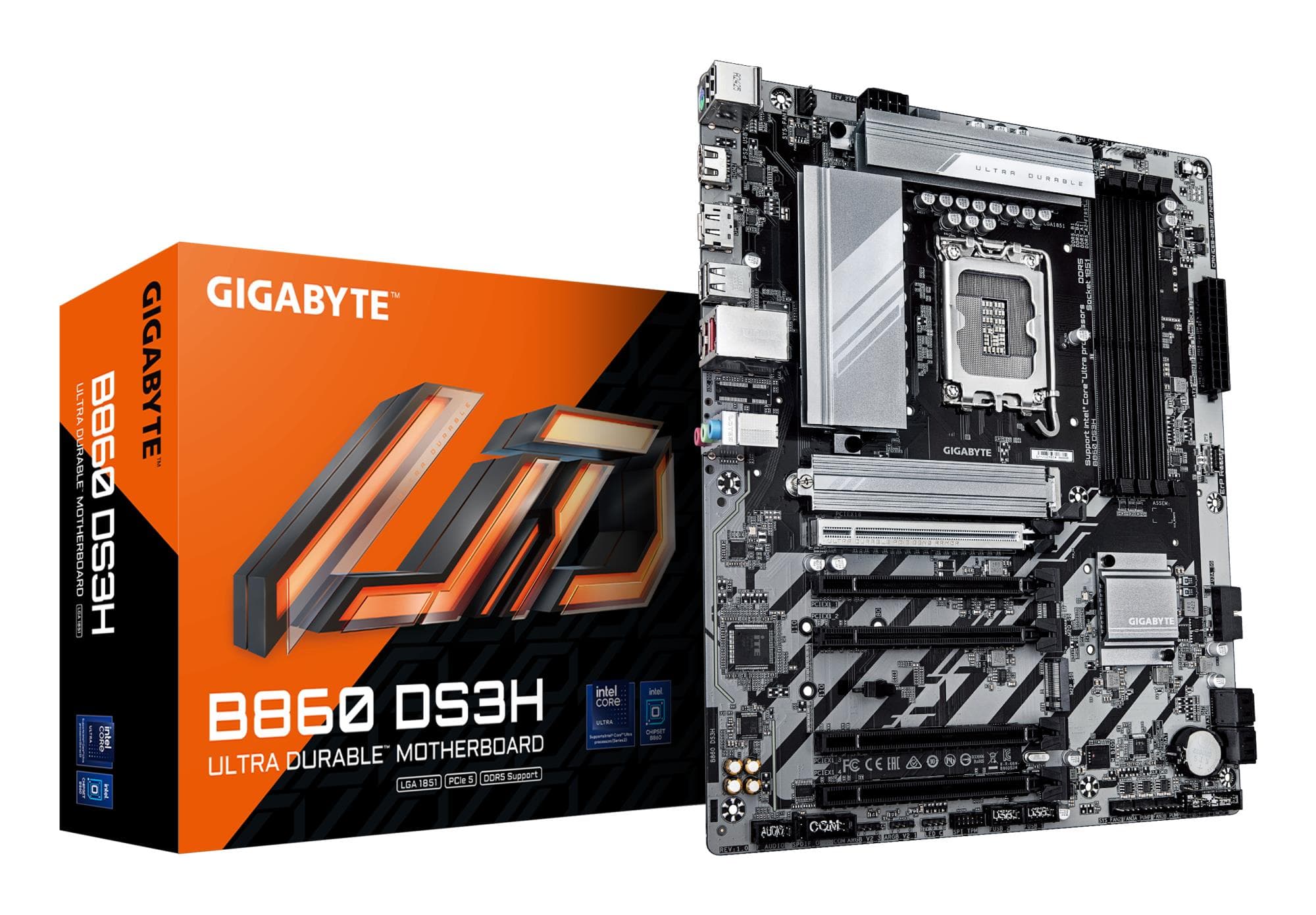 Emaplaat Gigabyte B860 DS3H, LGA 1851, ATX, DDR5