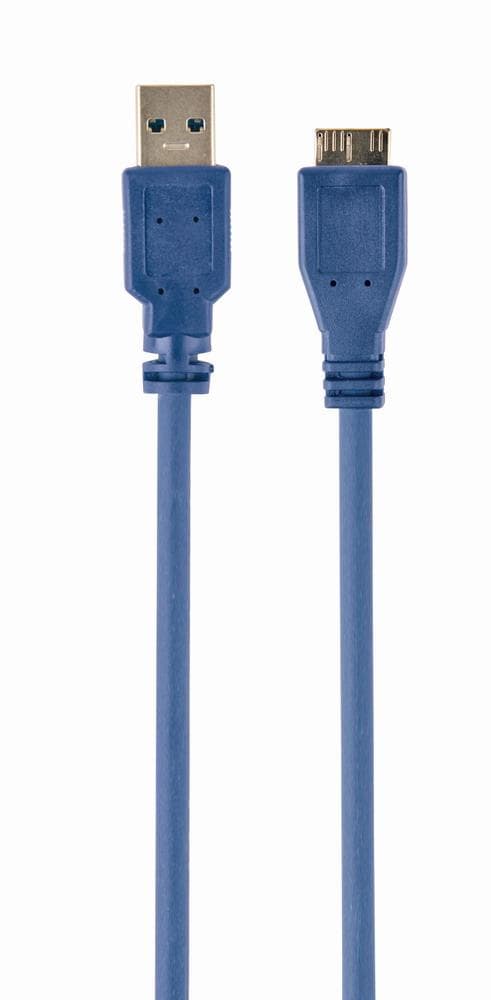 Gembird USB 3.2 Micro Cable 3m Blue – Fast Data Transfer