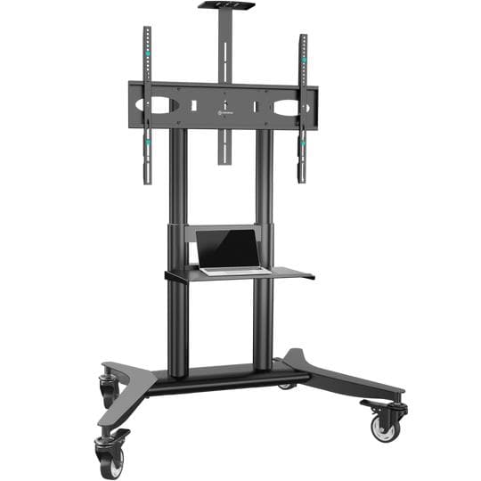 ONKRON TS1871-B TV Stand 55-90 inch Black Floor Mount