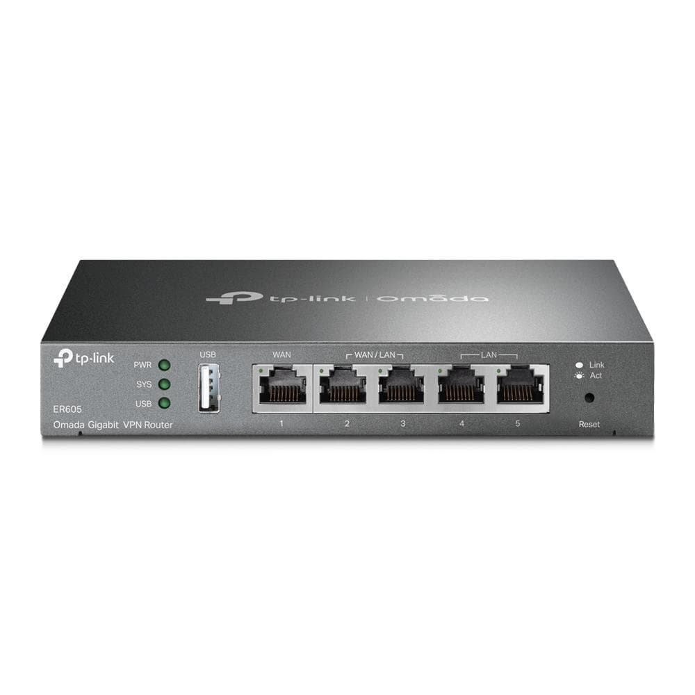 VPN-роутер TP-Link Omada ER605, 5 × Gigabit, мульти-WAN