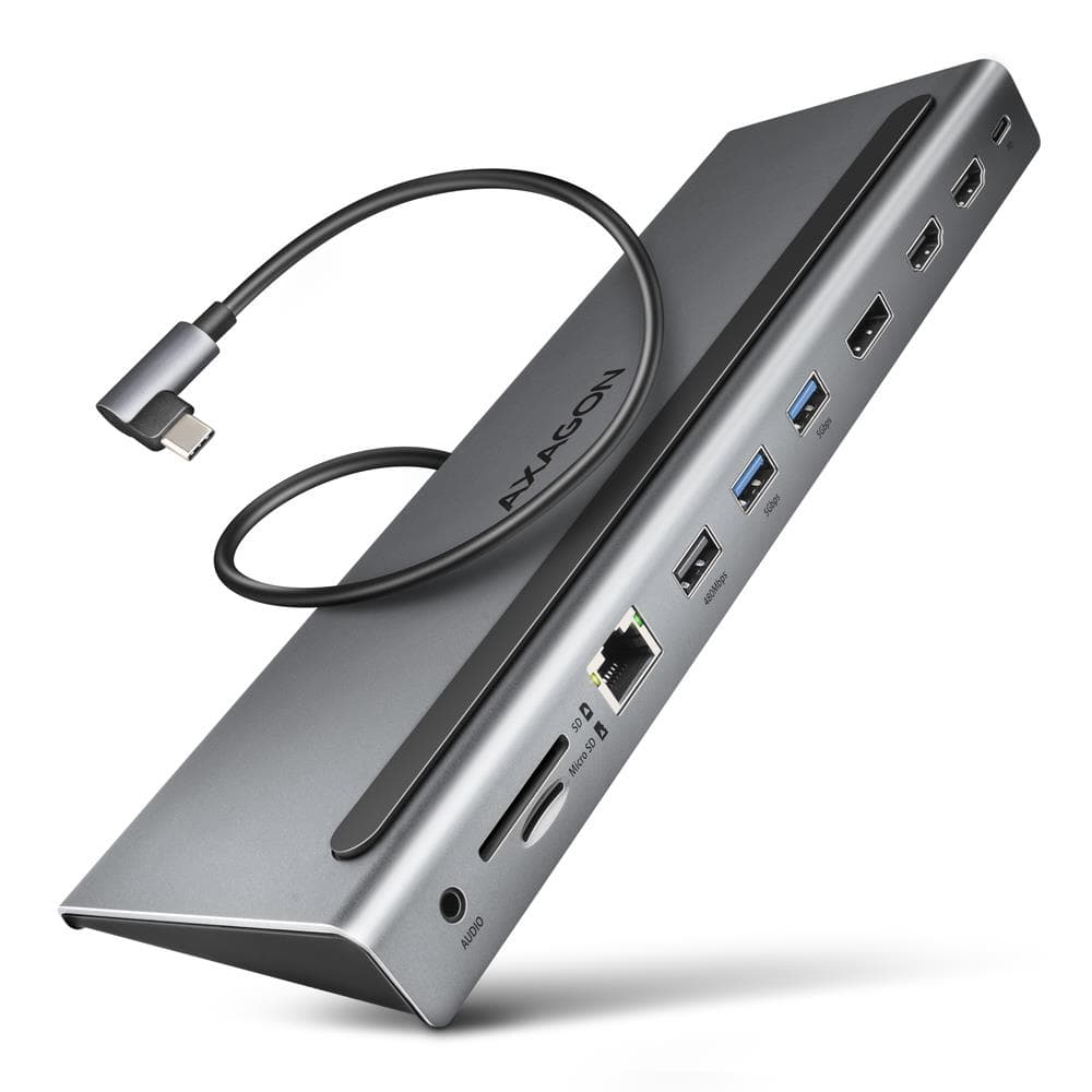 AXAGON HMC-4KX3 11in1 docking station USB-C, soodne hind