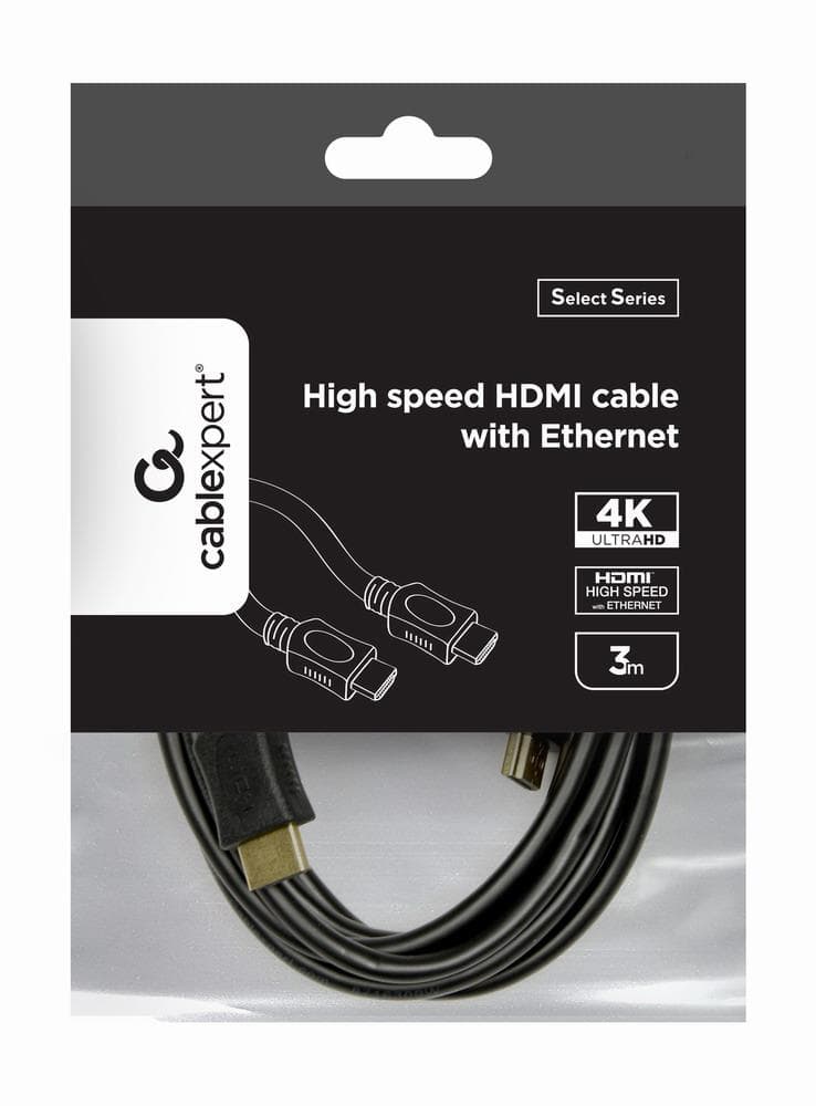 Gembird CC-HDMI4L-10 HDMI Cable 3 m, HDMI 1.4, Black/Orange