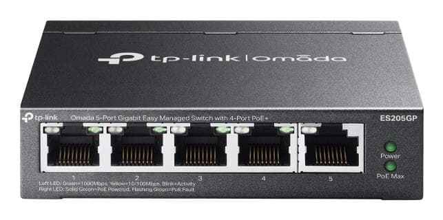 TP-LINK OMADA ES205GP 5-pordiline Gigabit PoE switch