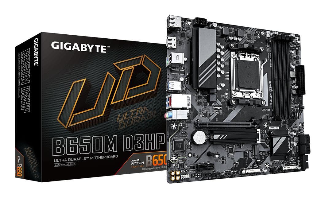 GIGABYTE B650M D3HP AM5 micro-ATX emaplaat