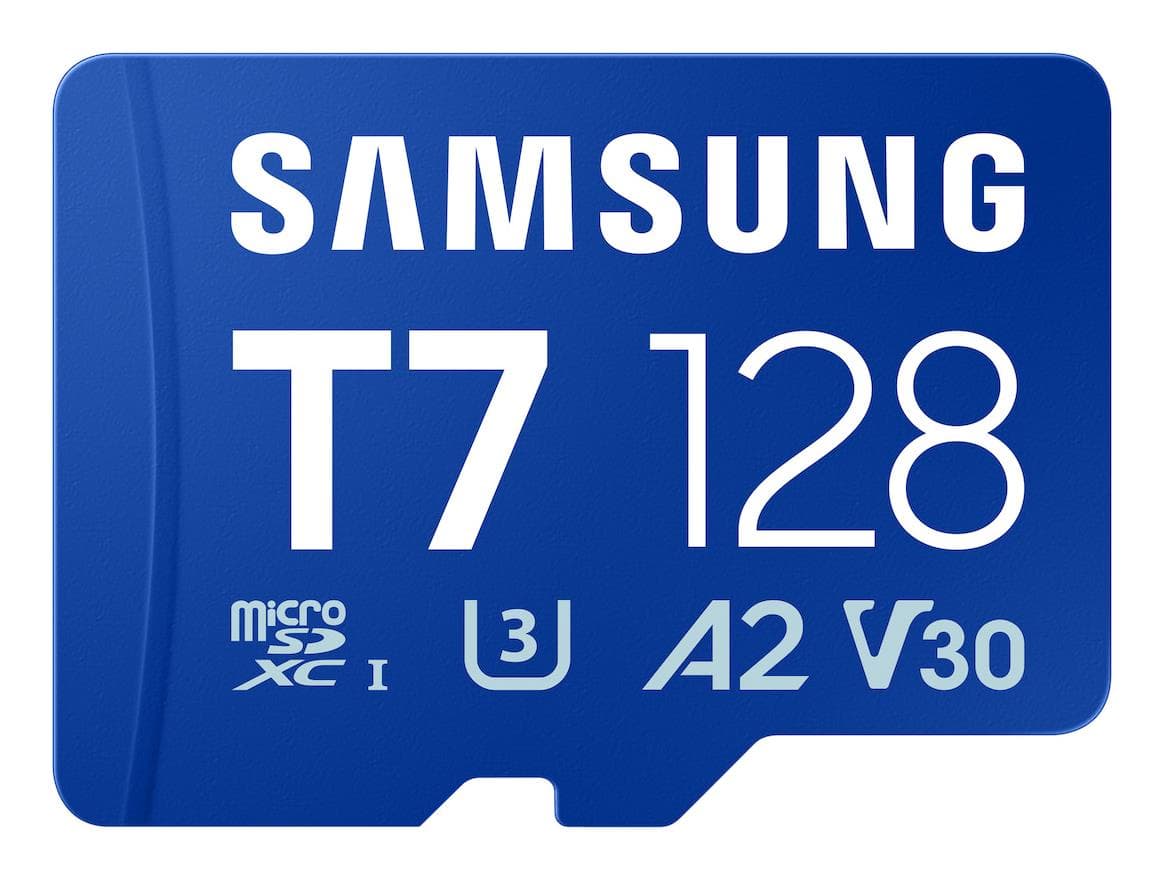 Samsung Memory Micro SDXC T7 128GB V30 Card