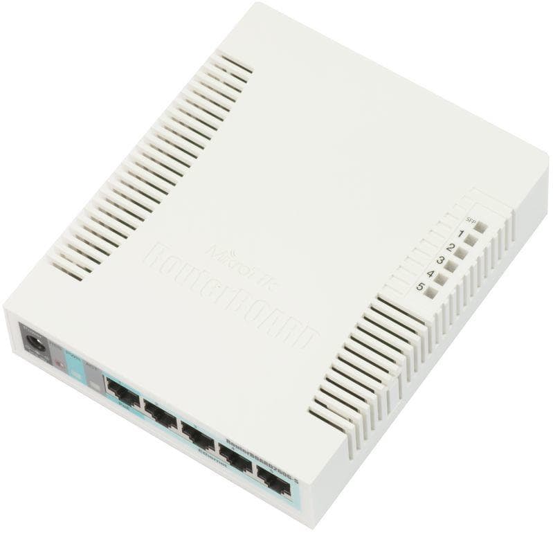 MIKROTIK CSS106-5G-1S võrgukommutatoor – soodne Gigabit lahendus