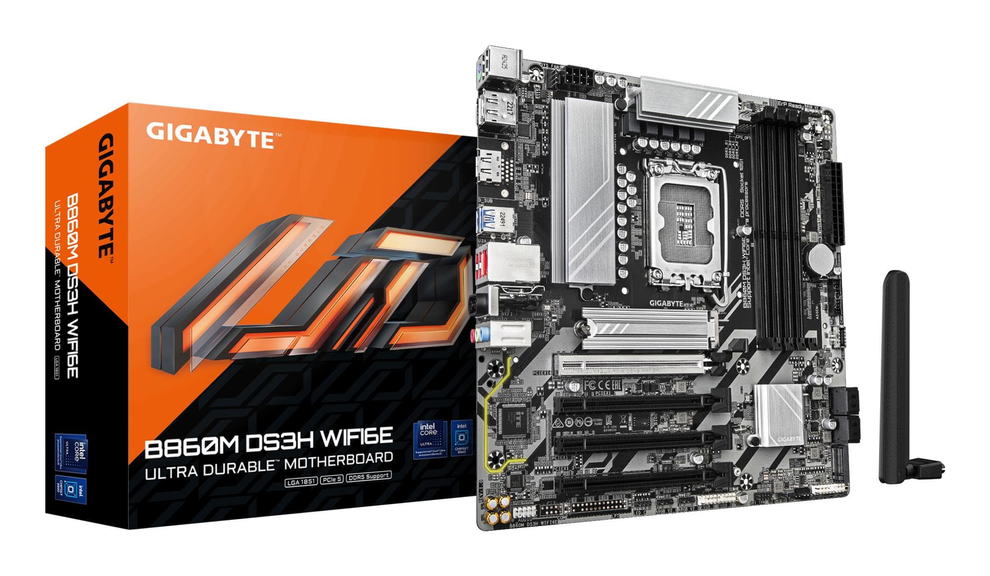 GIGABYTE B860M DDR5 micro-ATX emaplaat