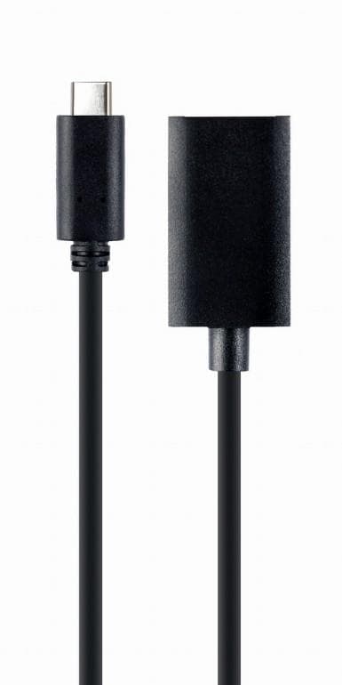 Videoadapter Gembird A-CM-DPF-02, USB-C – DisplayPort, 4K, 0,15 m