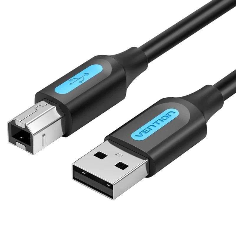 Vention USB 2.0 A to B Male Cable 10M Black — Buy Now