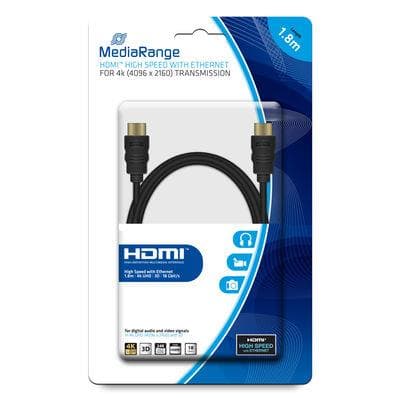 MediaRange MRCS156 HDMI cable, 18 Gbit/s, 1.8 m