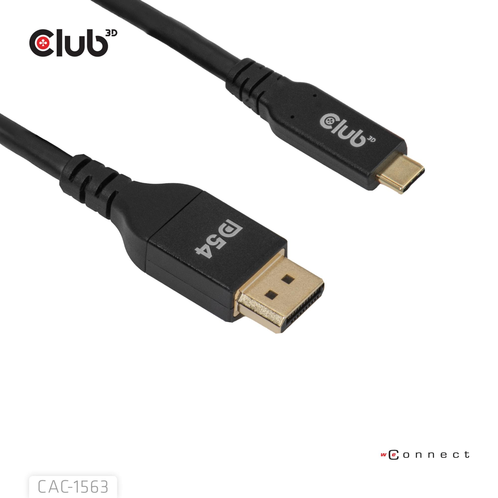 CLUB3D USB-C DisplayPort 2M kaabel 8K120Hz