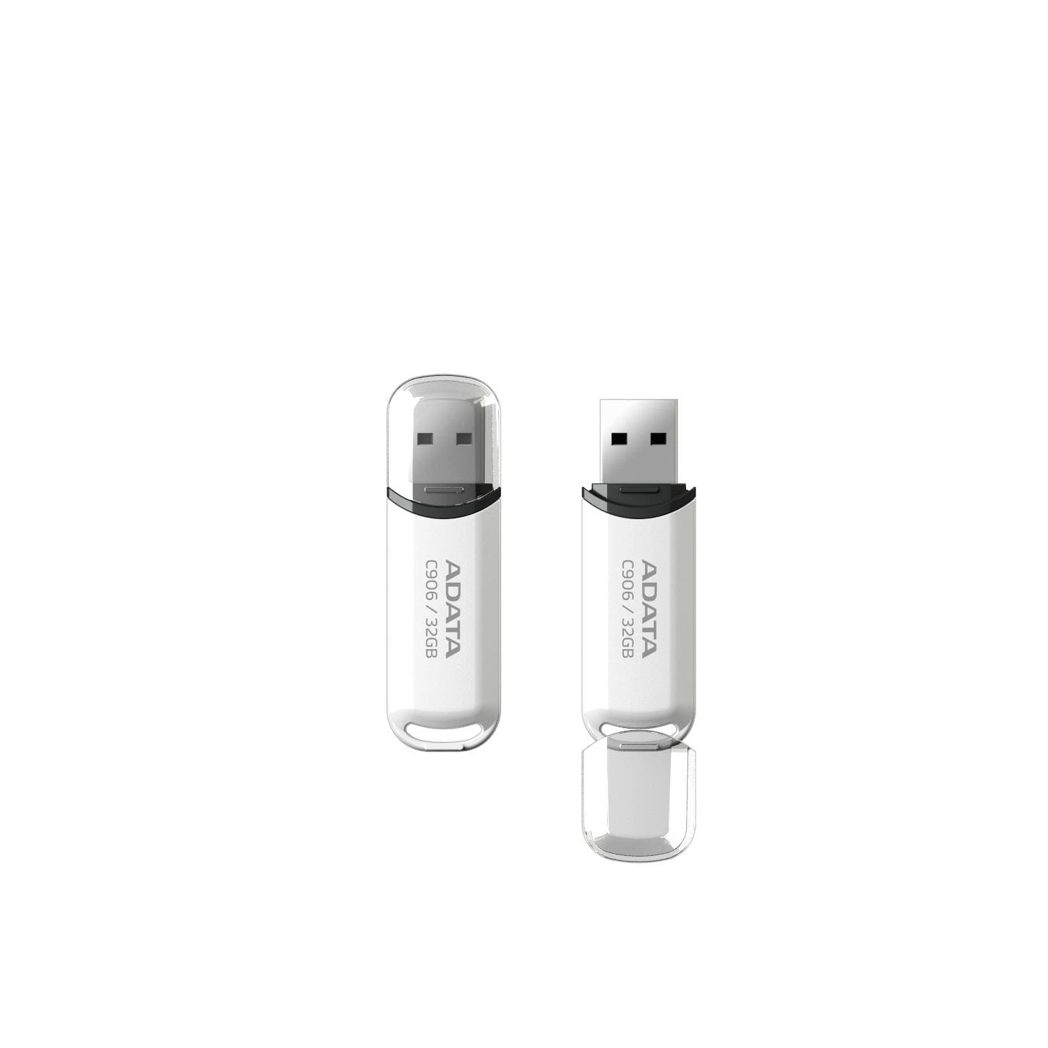 ADATA AC906 32GB USB 2.0 Flash Drive, White