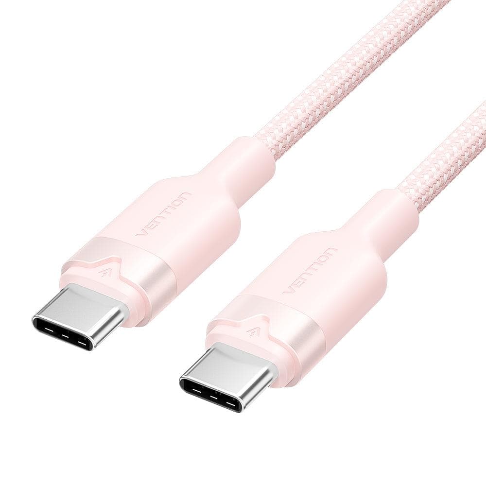 VENTION USB-C to USB-C 1M Pink Cable – Fast Charging