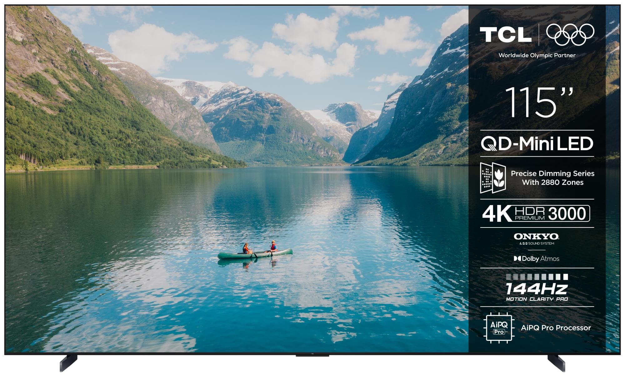 TCL 115C7K 4K Mini LED teleri odav hinnaga