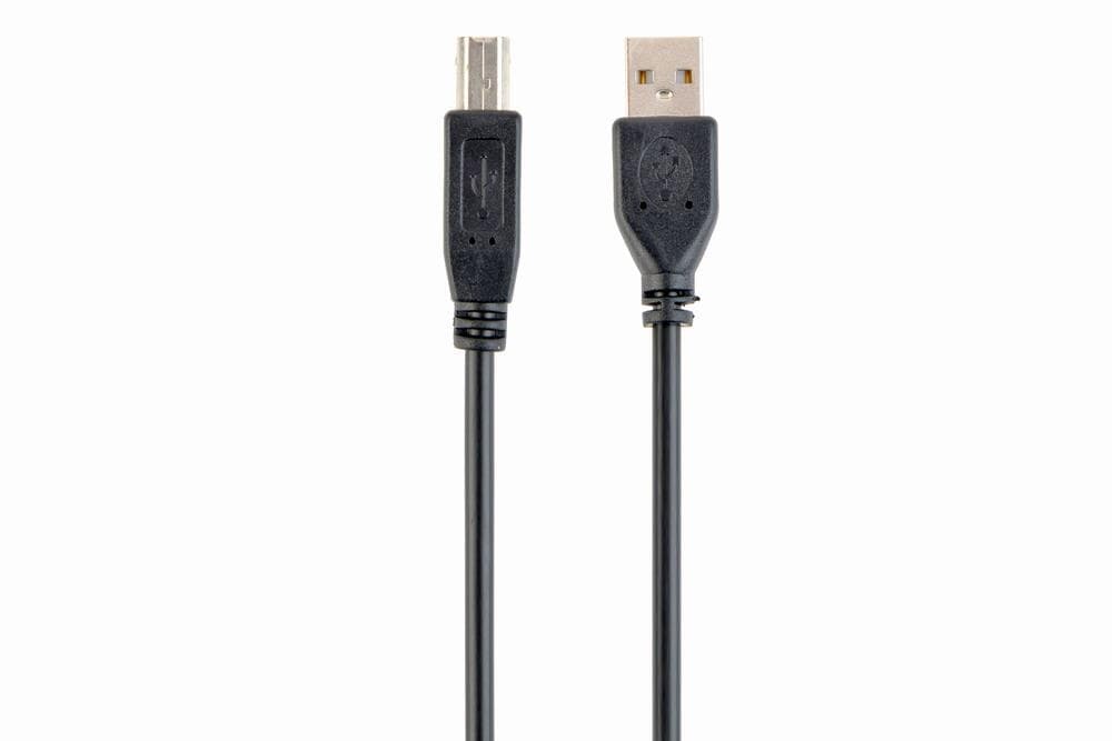 Gembird USB 2.0 A-B Cable 1M Black – Reliable Connection
