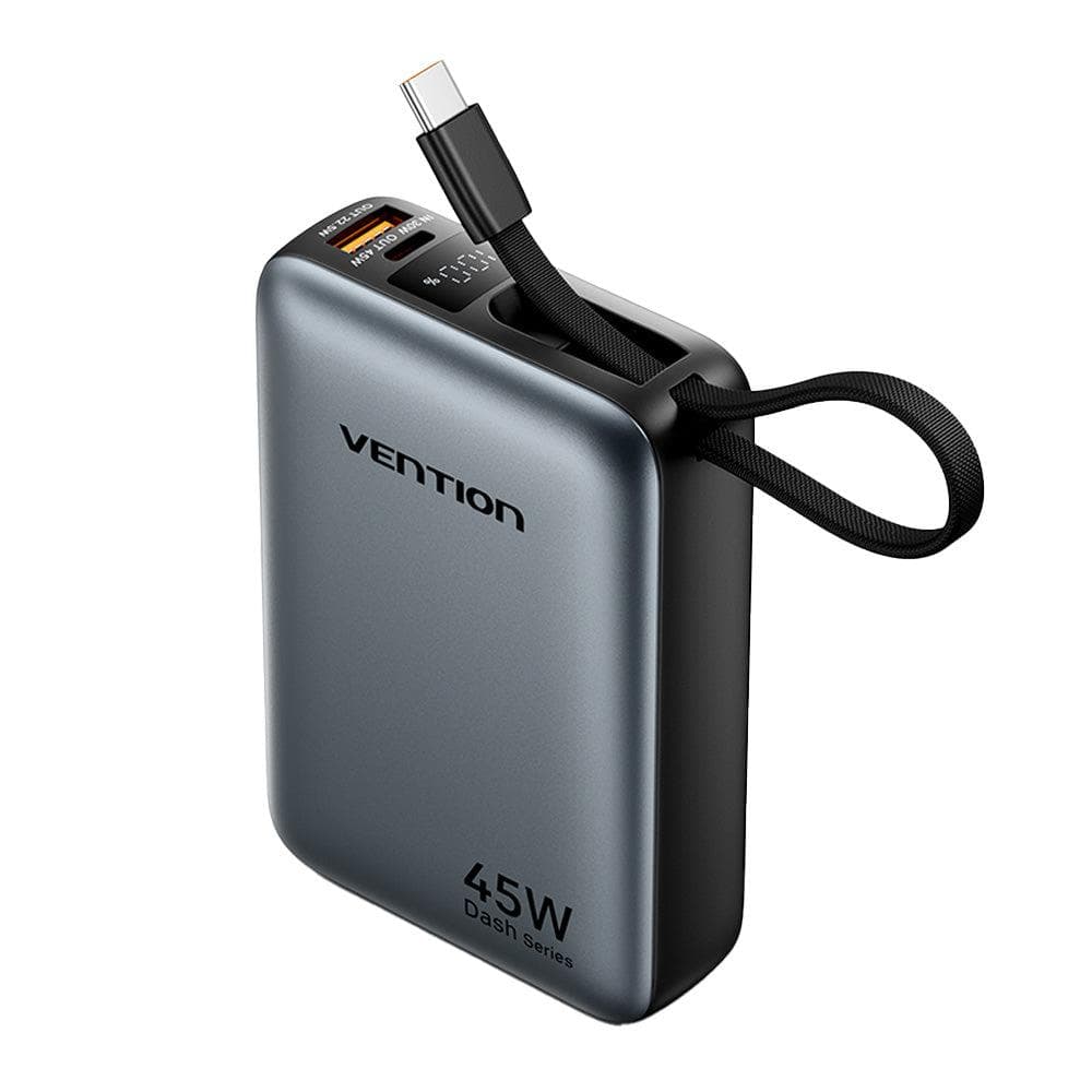 Vention 20000mAh 45W USB Power Bank Grey