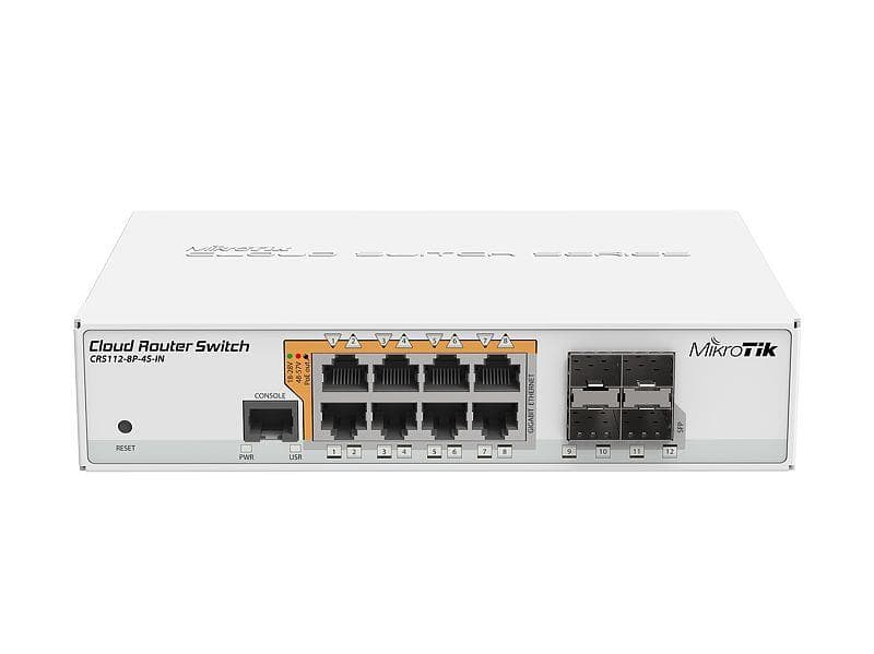 MikroTik CRS112-8P-4S-IN gigabit switch POE, soodne hind