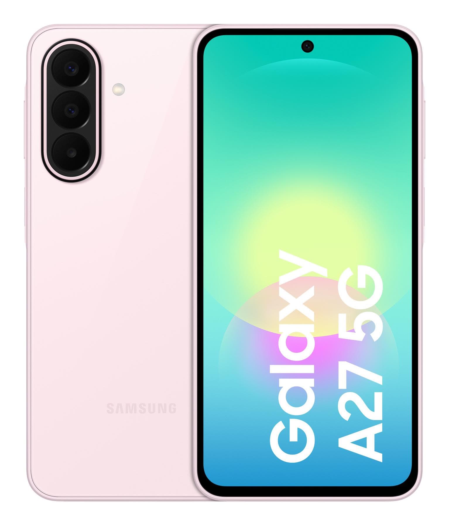 Samsung Galaxy A27 5G 128GB heleroosa – soodne nutitelefon