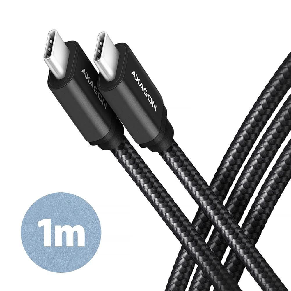 AXAGON BUCM3-CM10AB USB-C Cable 1m 60W Fast Charging Best Deal