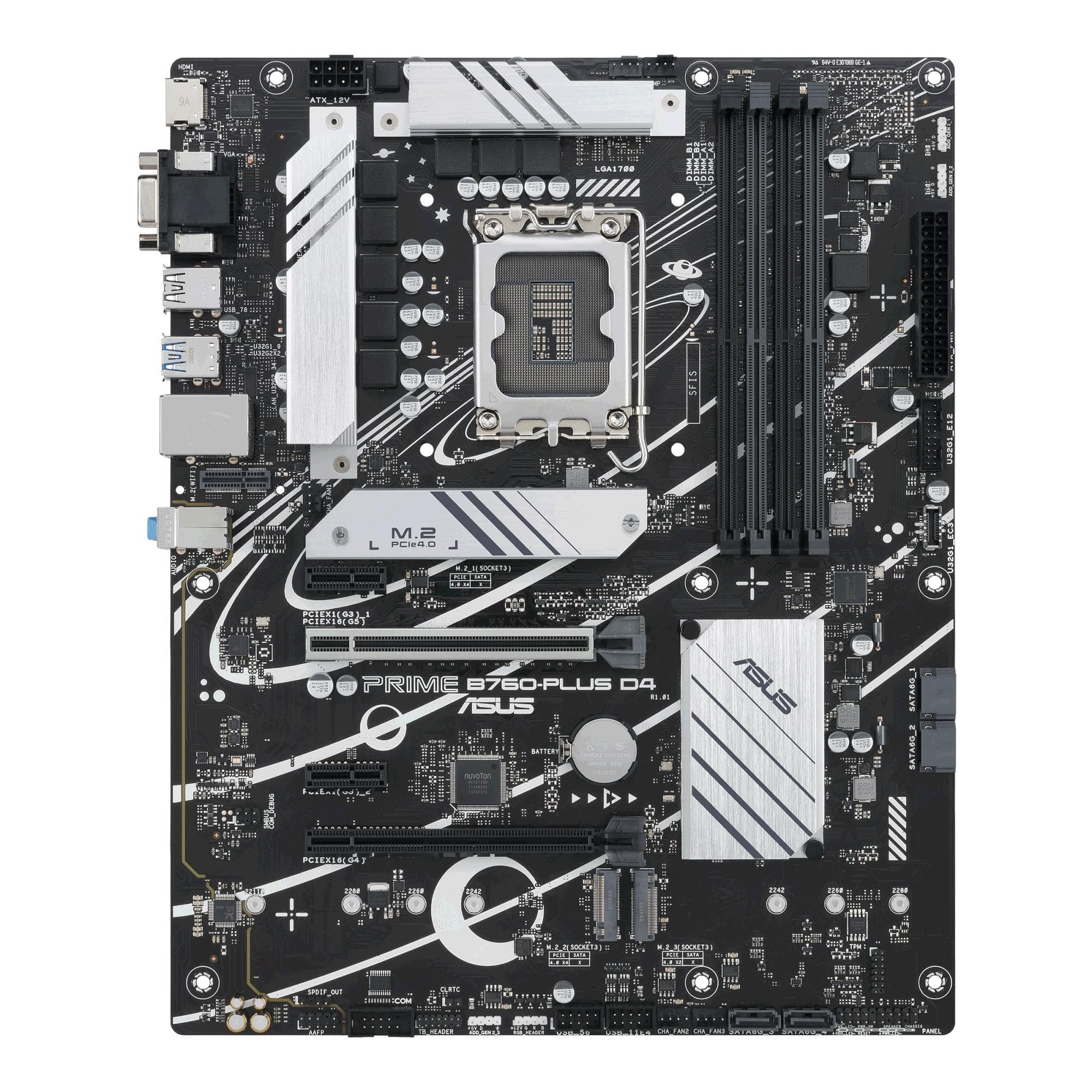Emaplaat ASUS Prime B760-Plus D4, LGA 1700, ATX, DDR4