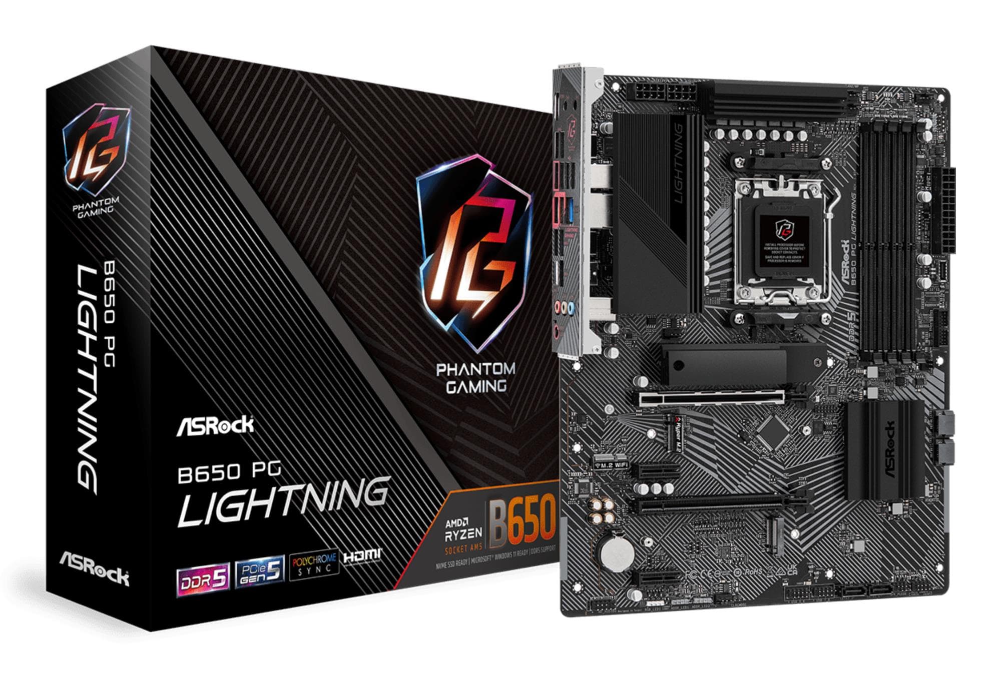 ASROCK B650PGLIGHTNING Socket AM5 ATX DDR5