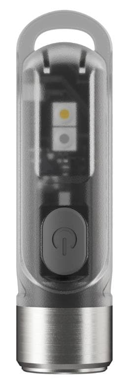 Nitecore TIKI GITD keychain flashlight, 300 lm, grey