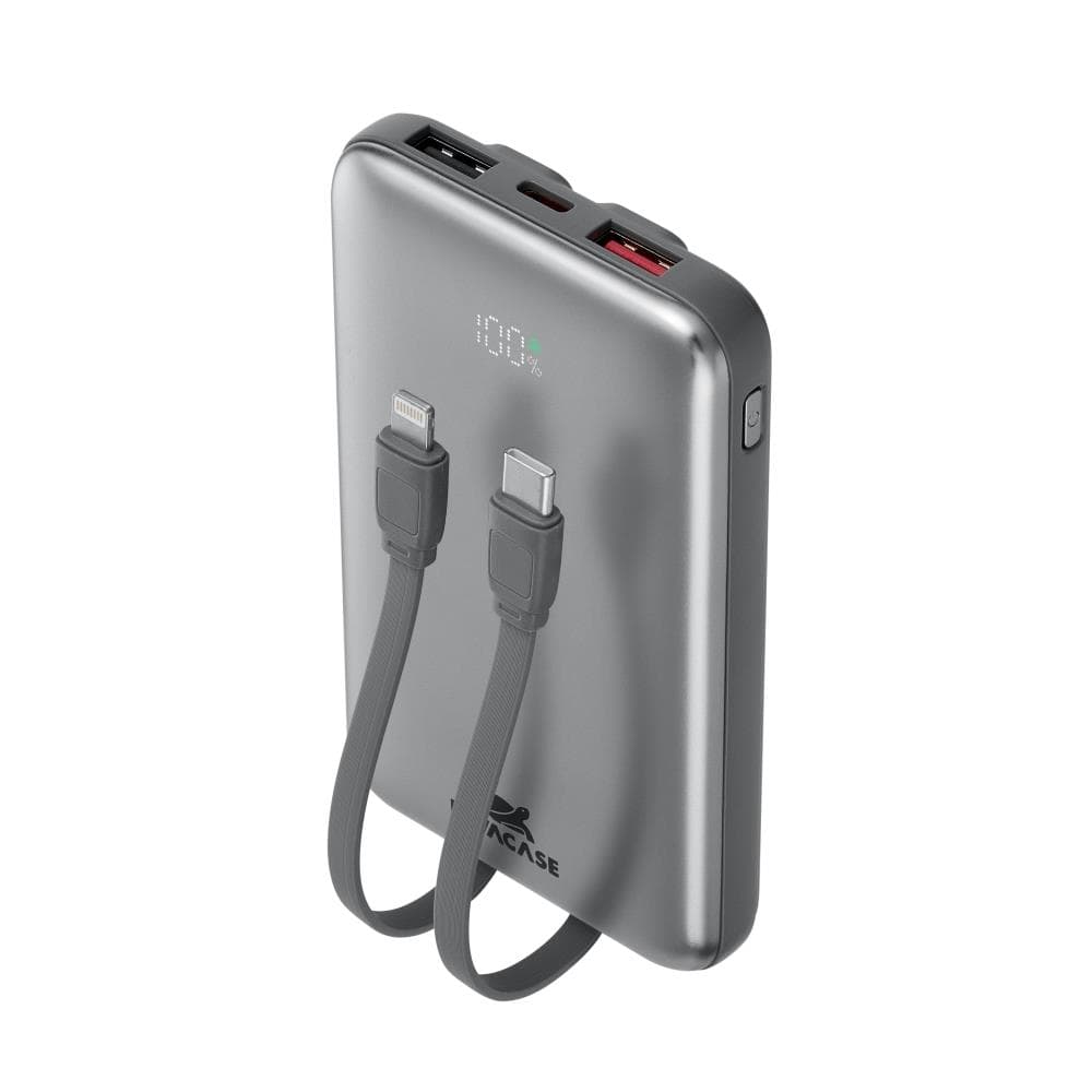 RIVACASE VA2611 10000mAh Power Bank – kiire laadimisega