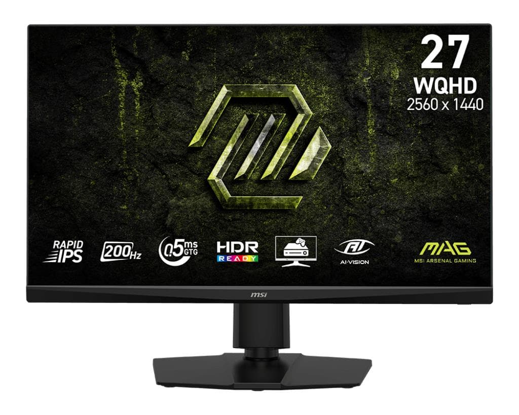 MSI MAG 272QPF E20 gaming monitor, 27″, Rapid IPS, QHD, 200 Hz