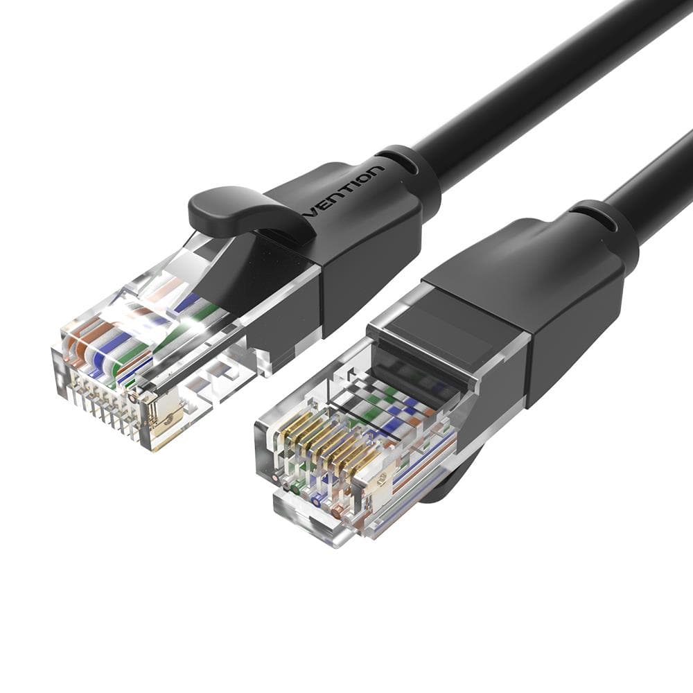 Патч-корд Vention CAT6 UTP, 10 м, чёрный