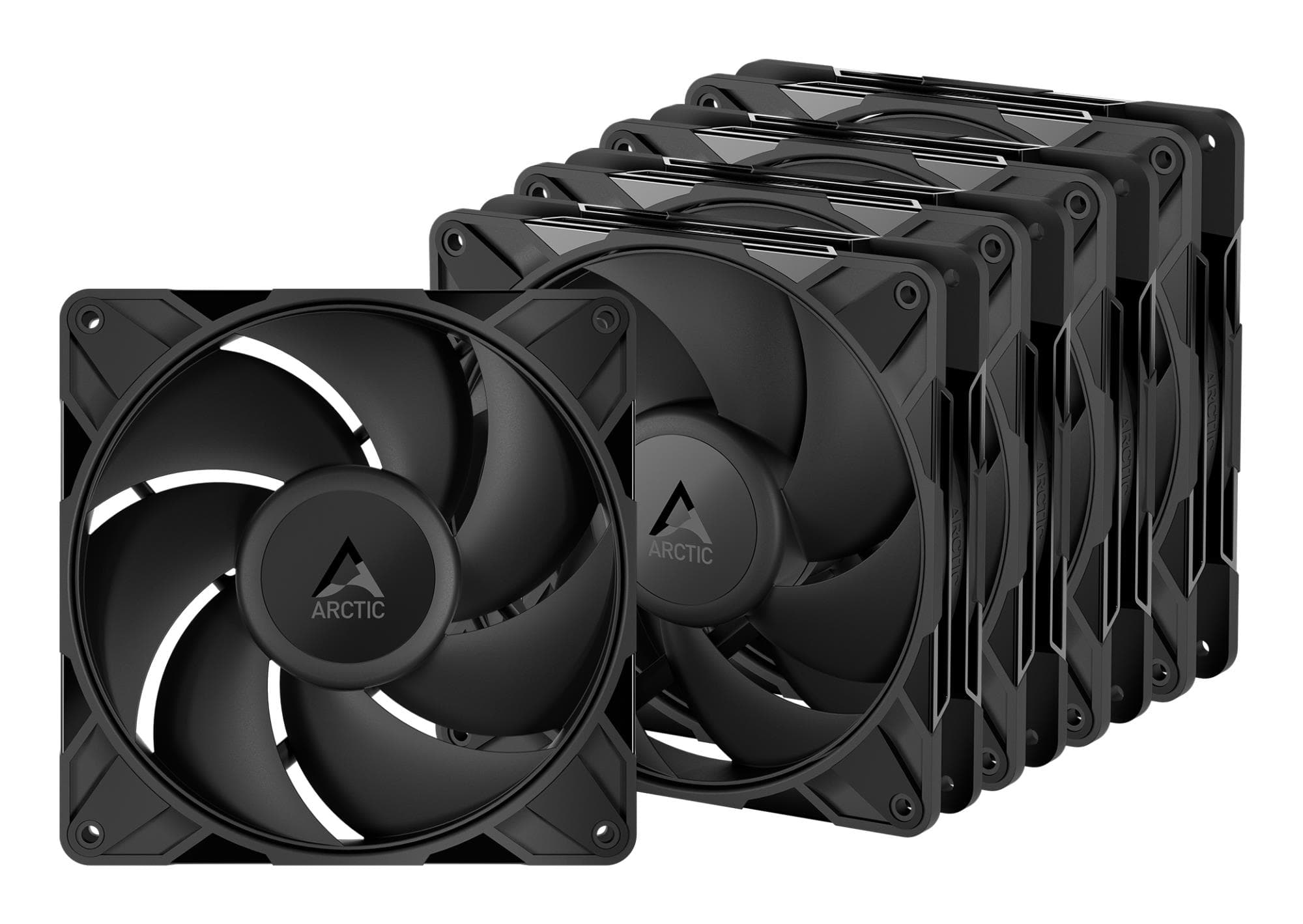 Korpuse ventilaatorid ARCTIC P14 Pro PST, 5 × 140 mm, must