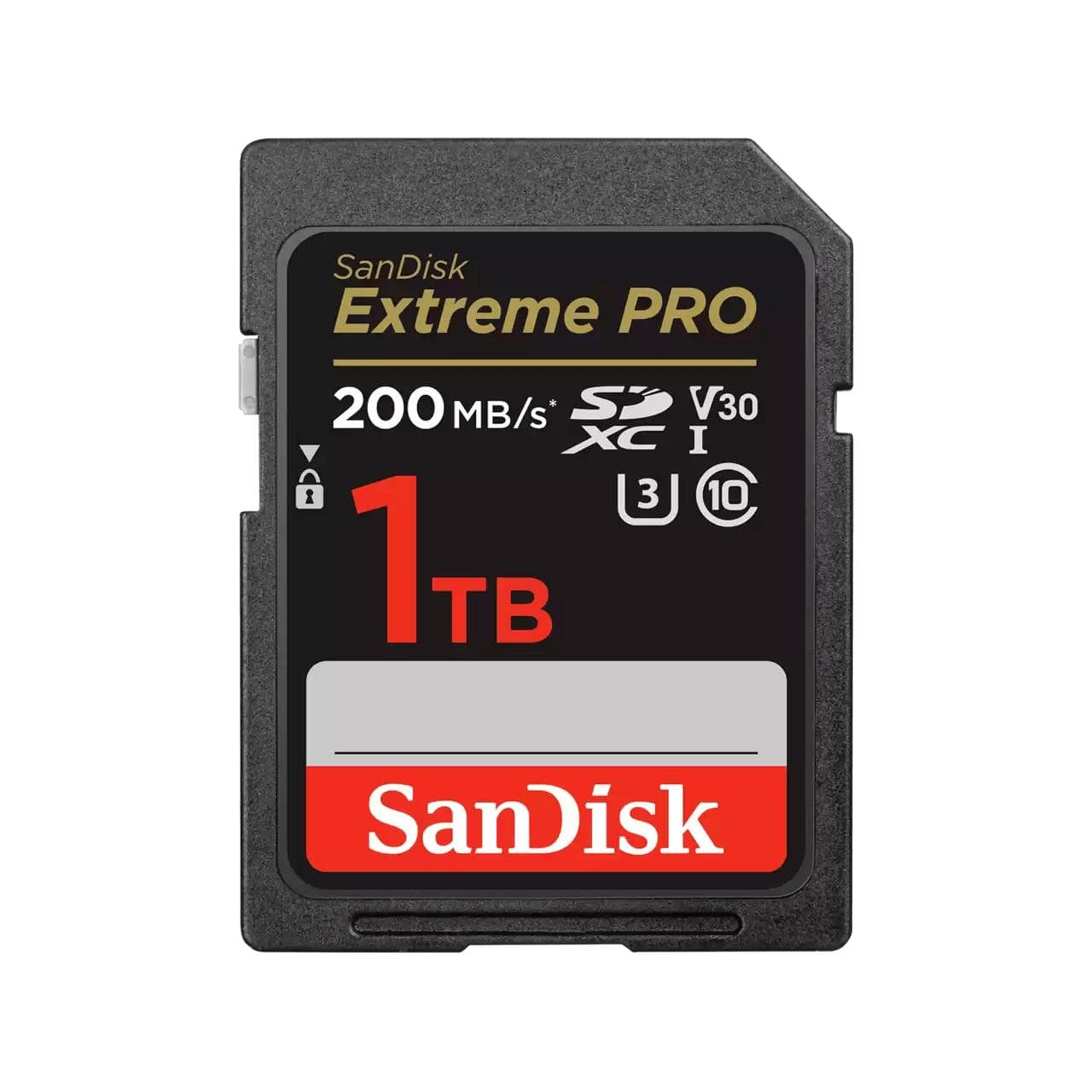 SanDisk SDXC 1TB must mälukaart soodne hind